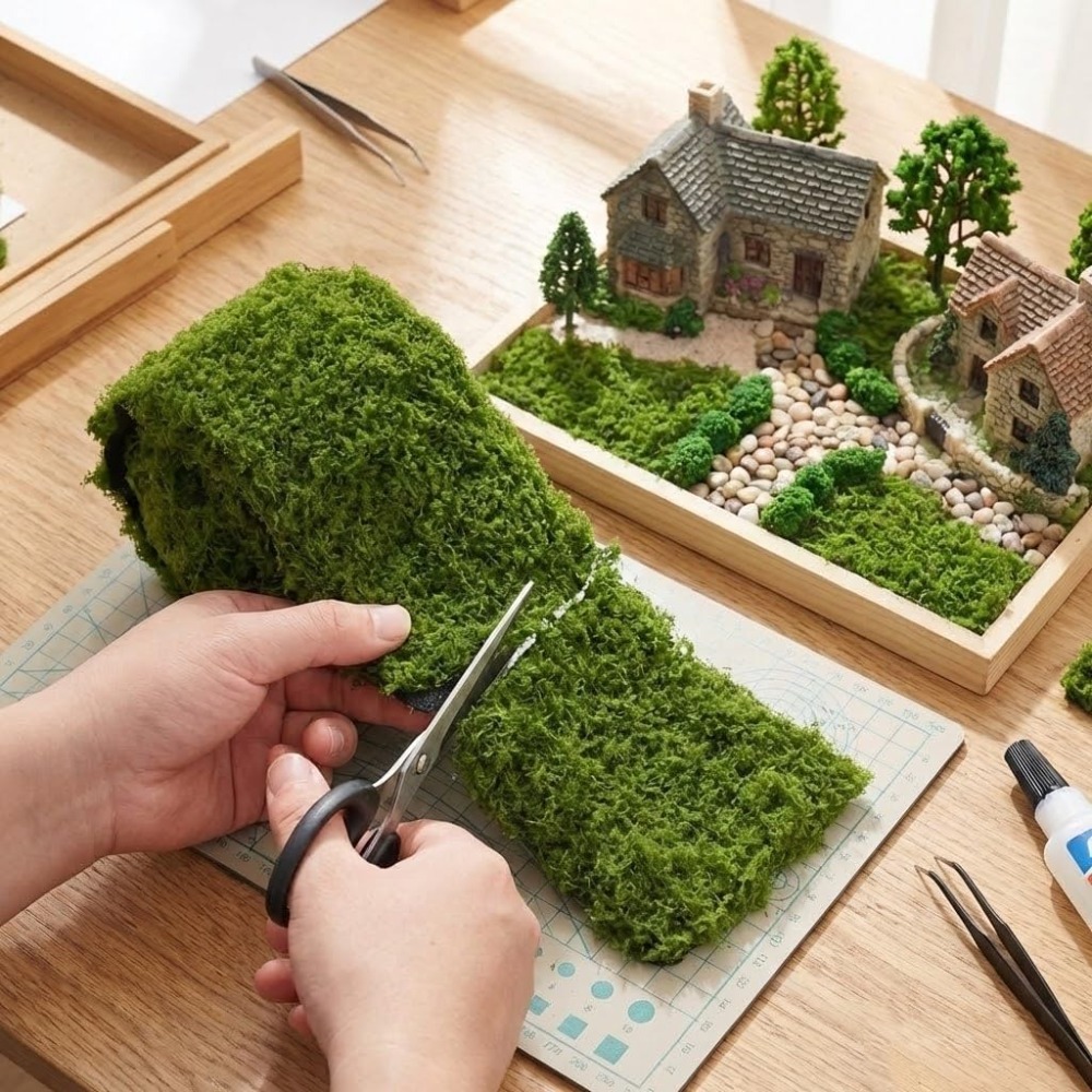 Terrarium Moss Art - Tapis de mousse artificielle, chemin de