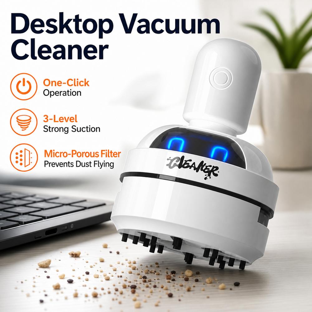 Vacuum Chamber Small - Mini aspirateur de bureau silencieux, aspiration