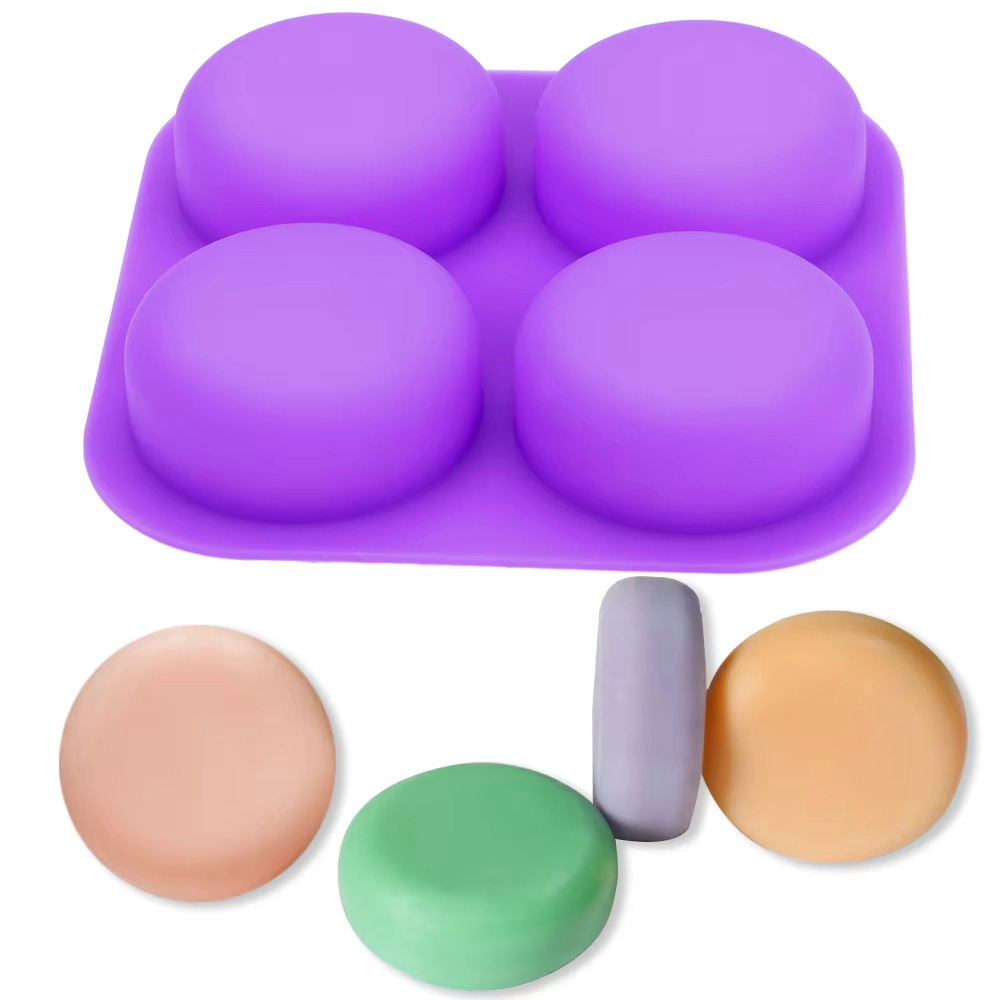 Coaster Mold Round - 1-2 Moules en silicone réutilisables à
