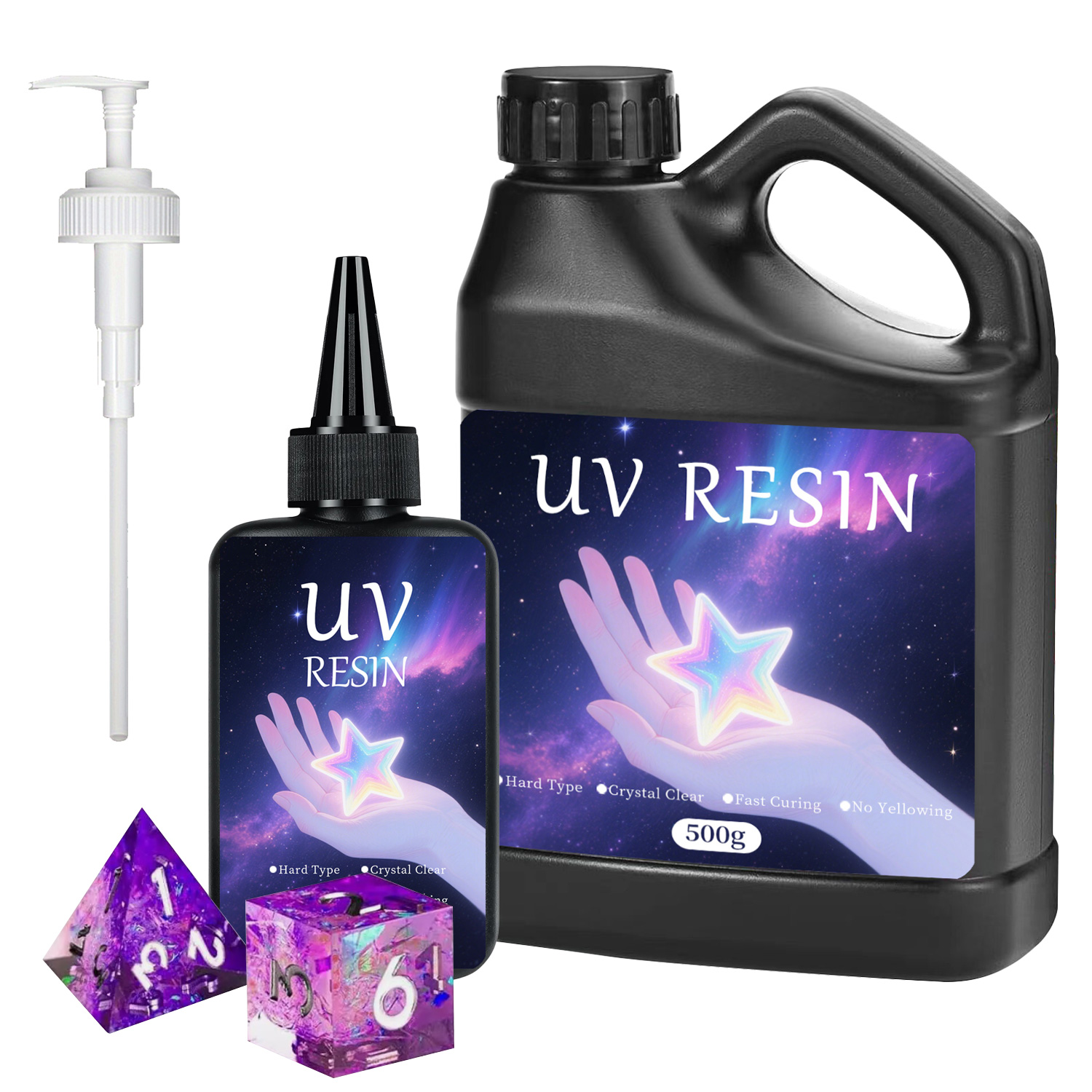 Epoxy Uv Resin Kit - Kit de résine UV avec outils