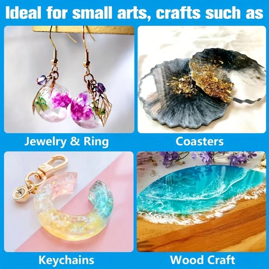 Résine époxy transparente 1:1, - Resin Jewelry Kit avis et prix