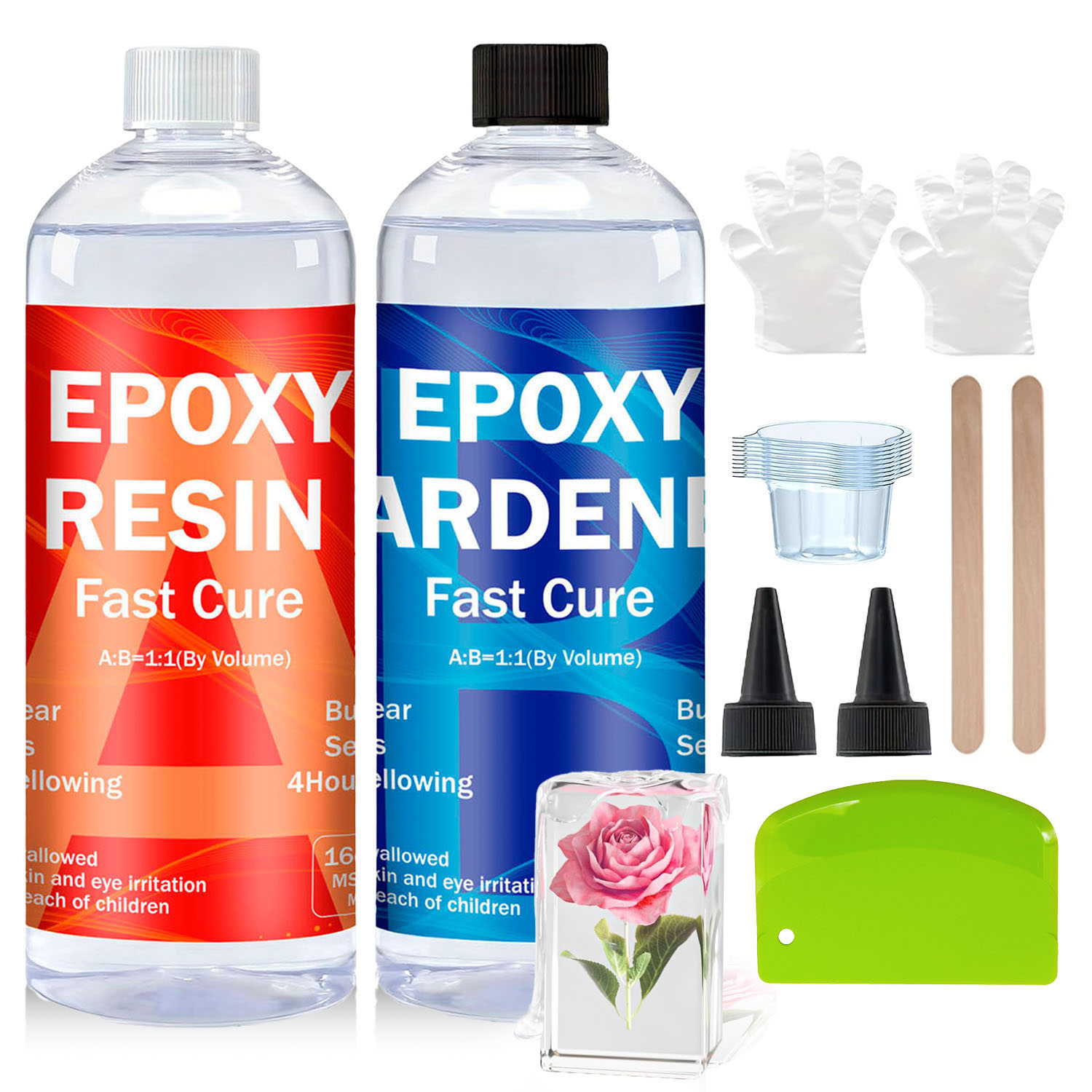 Kit de résine époxy transparen - Resin Jewelry Kit avis et prix