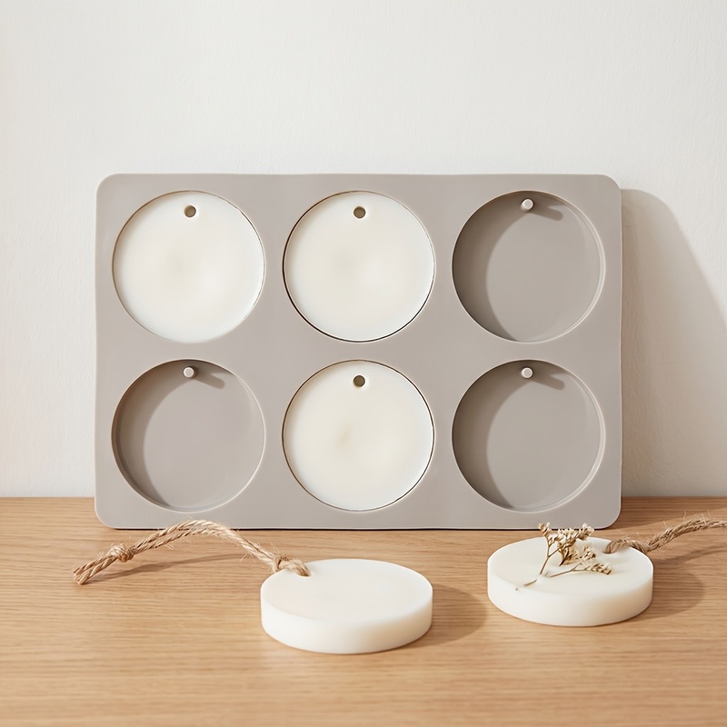 Moule en silicone rond à 6 cav - Resin Craft Ideas avis et prix