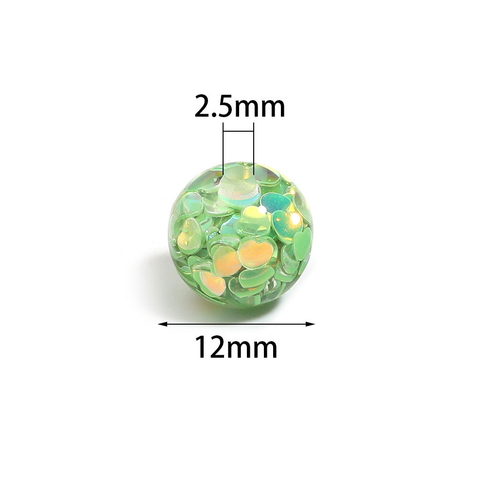 10 pièces de perles rondes en  - Resin Craft Supplies avis et prix
