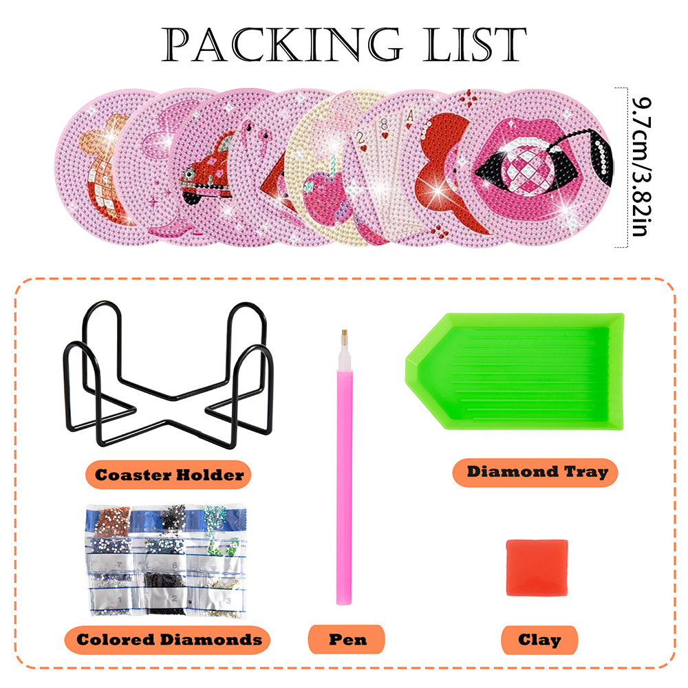 8 pièces/ensemble de sous-verr - Resin Craft Kit avis et prix